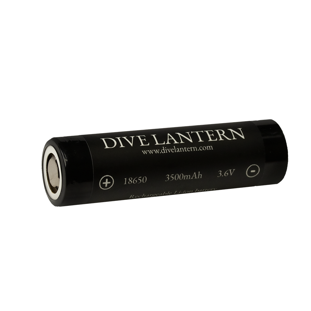Dive lantern Battery 18650 3500mAh 3.6V (compatible with D10, SN10)