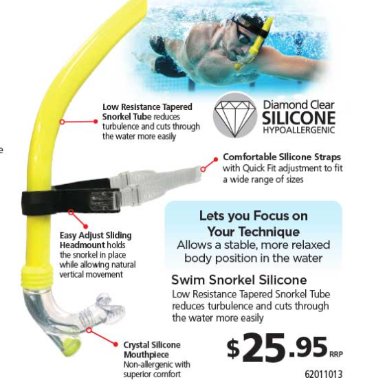 Swim snorkel Silicone