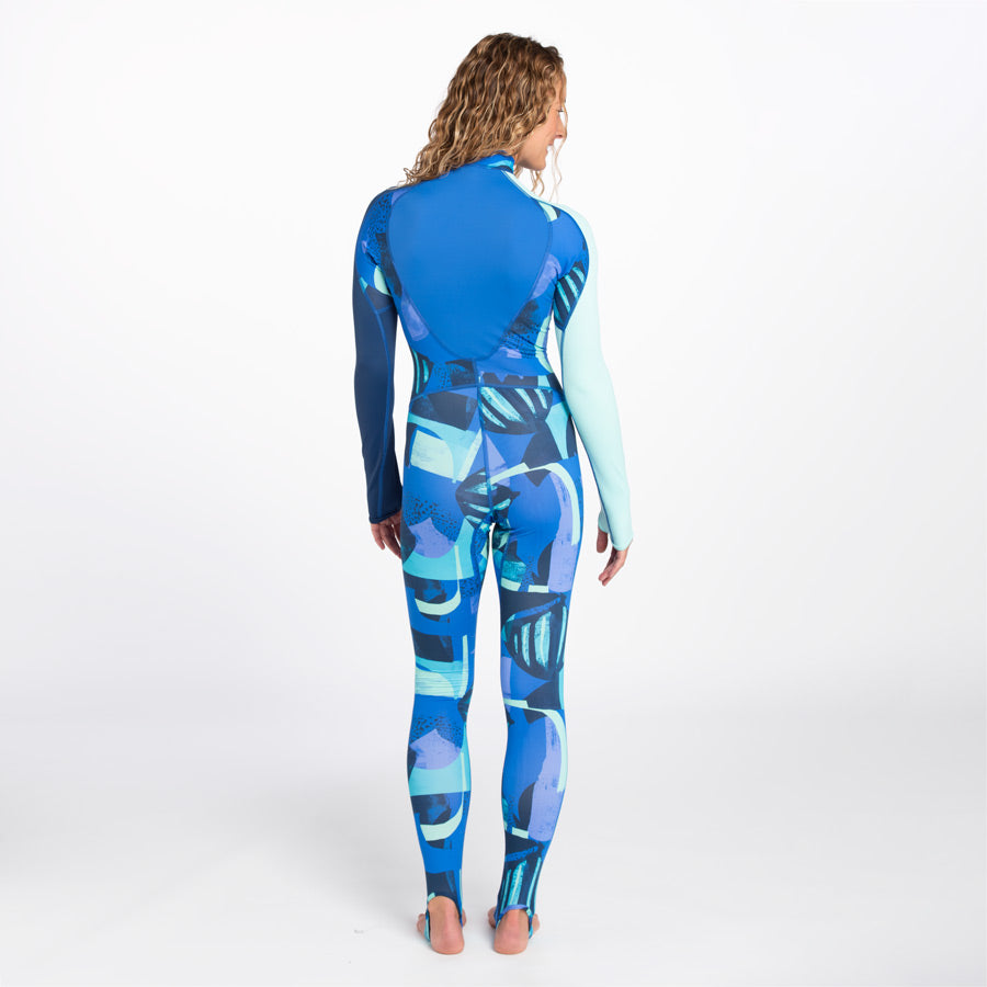 Fourth Element Women's Fin - Hydroskin Suit - Blue Pattern