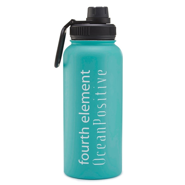 FOURTH ELEMENT GULPER INSULATED WATER BOTTLE - Aqua - 32oz/900ml