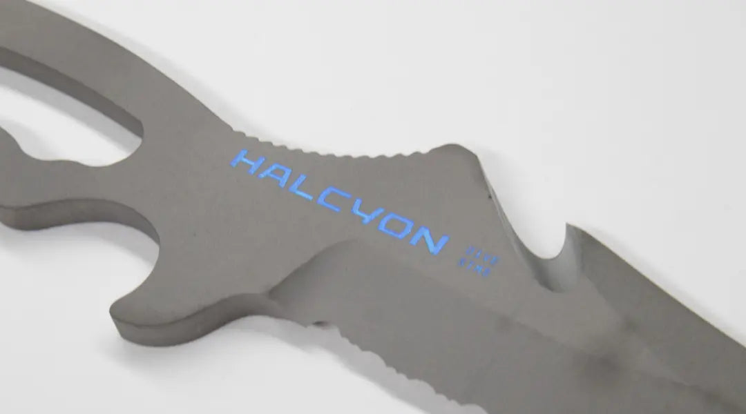 Halcyon Explorer knife and angled "H" sheath