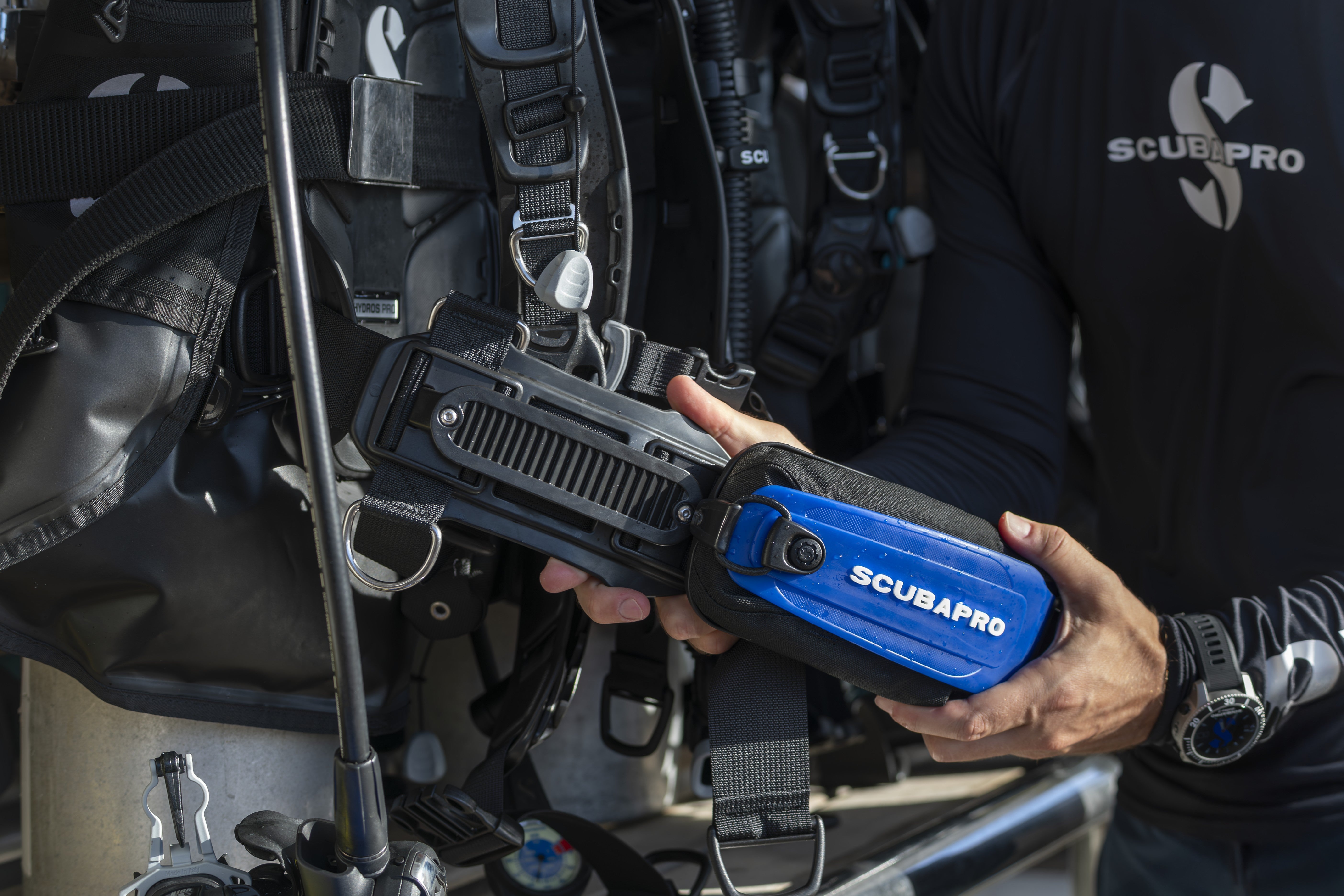 Scubapro Hydros Pro 2 Monorail Weight Pocket set standard size