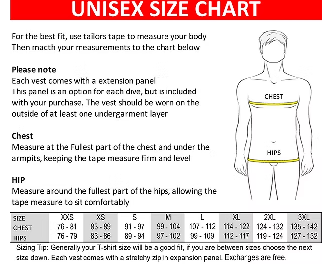 Venture Heat PRO V3 Waterproof Heated Diving Undersuit