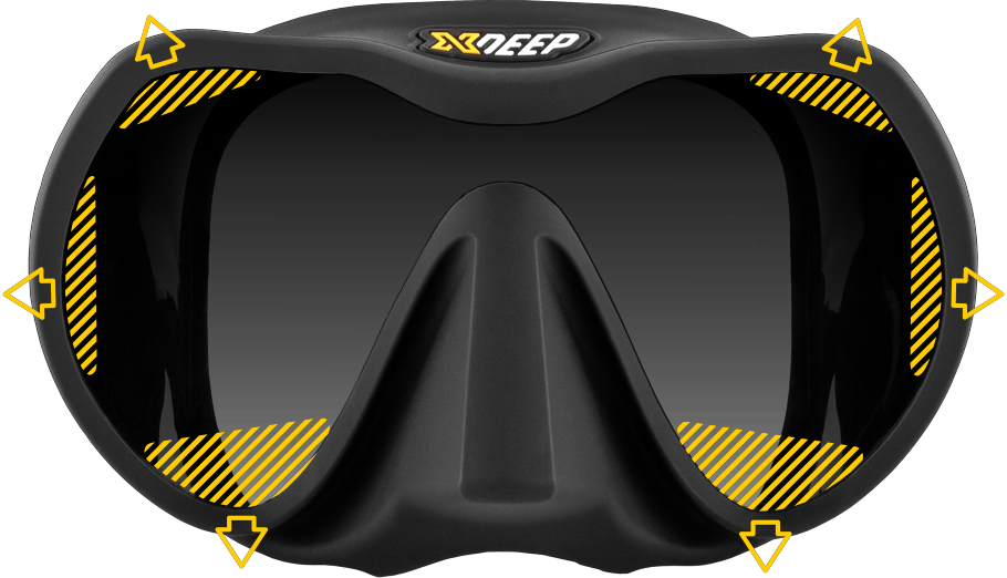 X-Deep Radical Frameless Mask