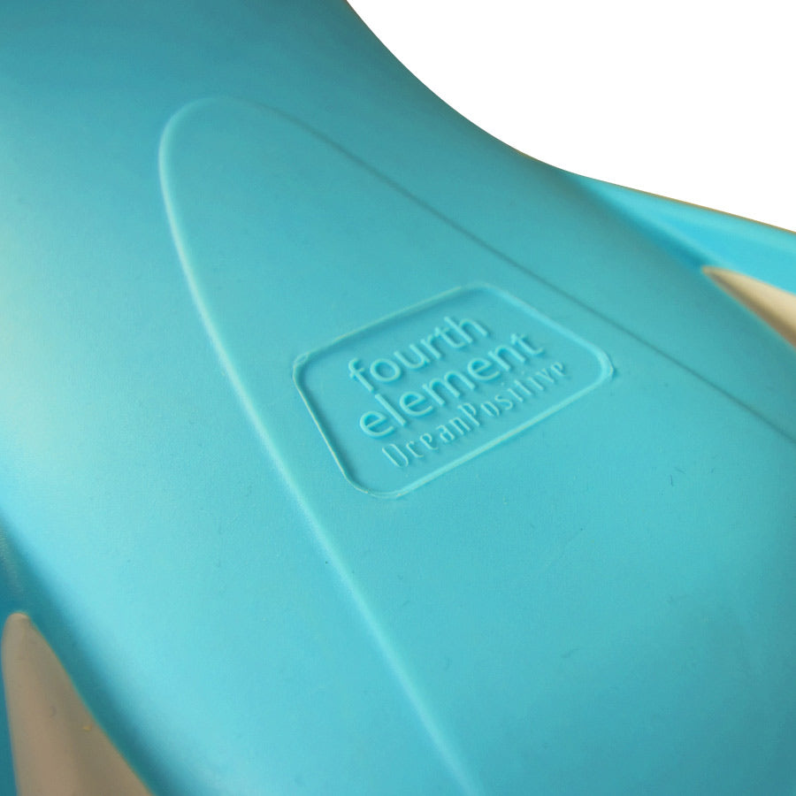 Fourth Element Rec Fins Aqua/White