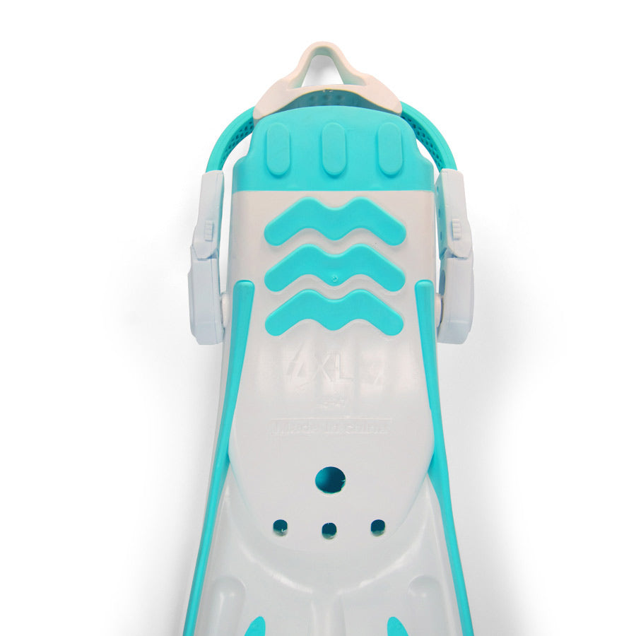 Fourth Element Rec Fins Aqua/White