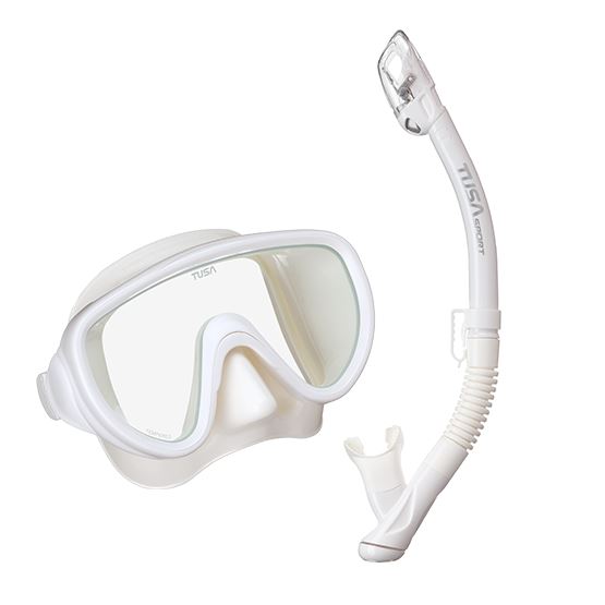Tusa Snorkelling Mask & Snorkel Set, Serene Adult Combo