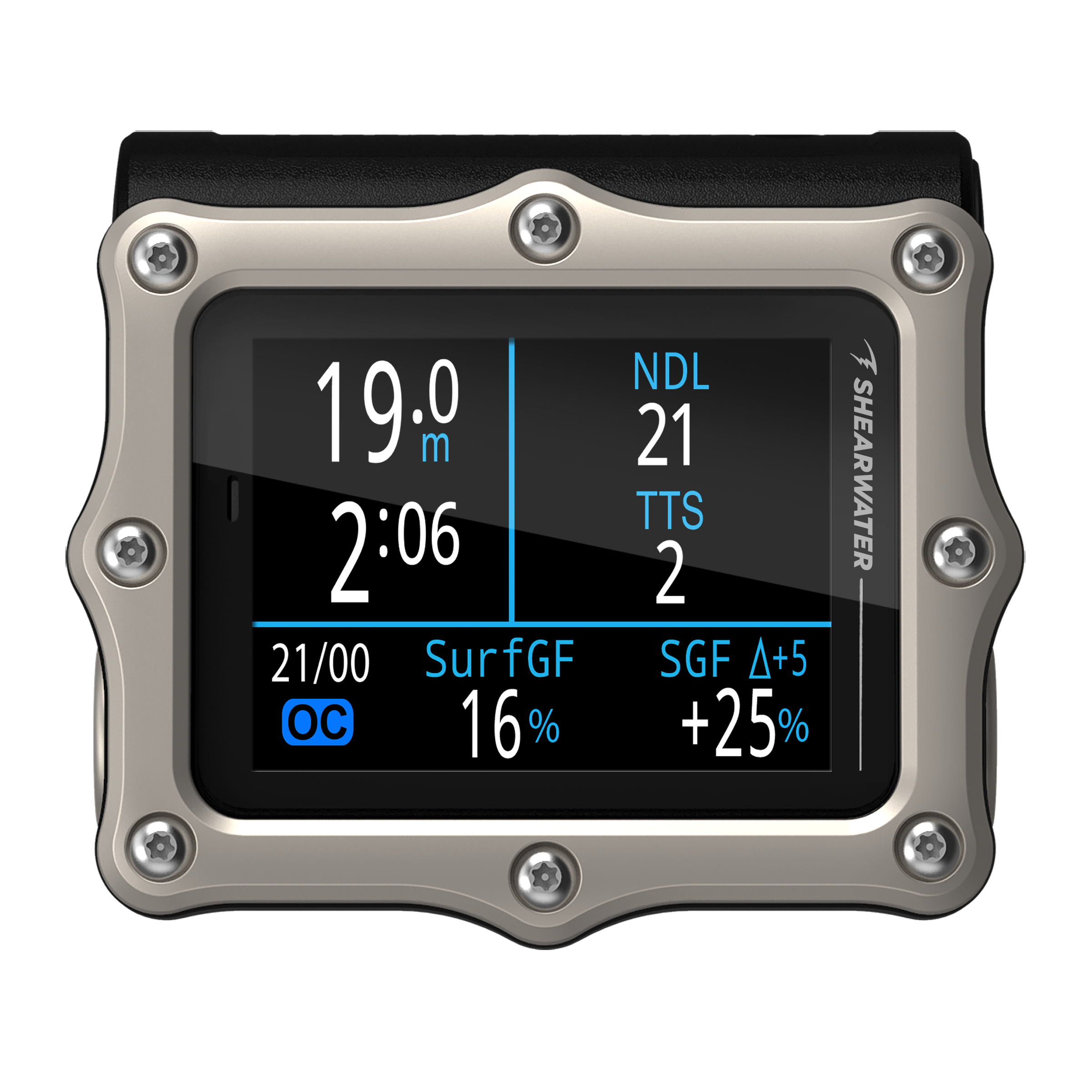 Shearwater Perdix 3 - Titanium - Air Integration