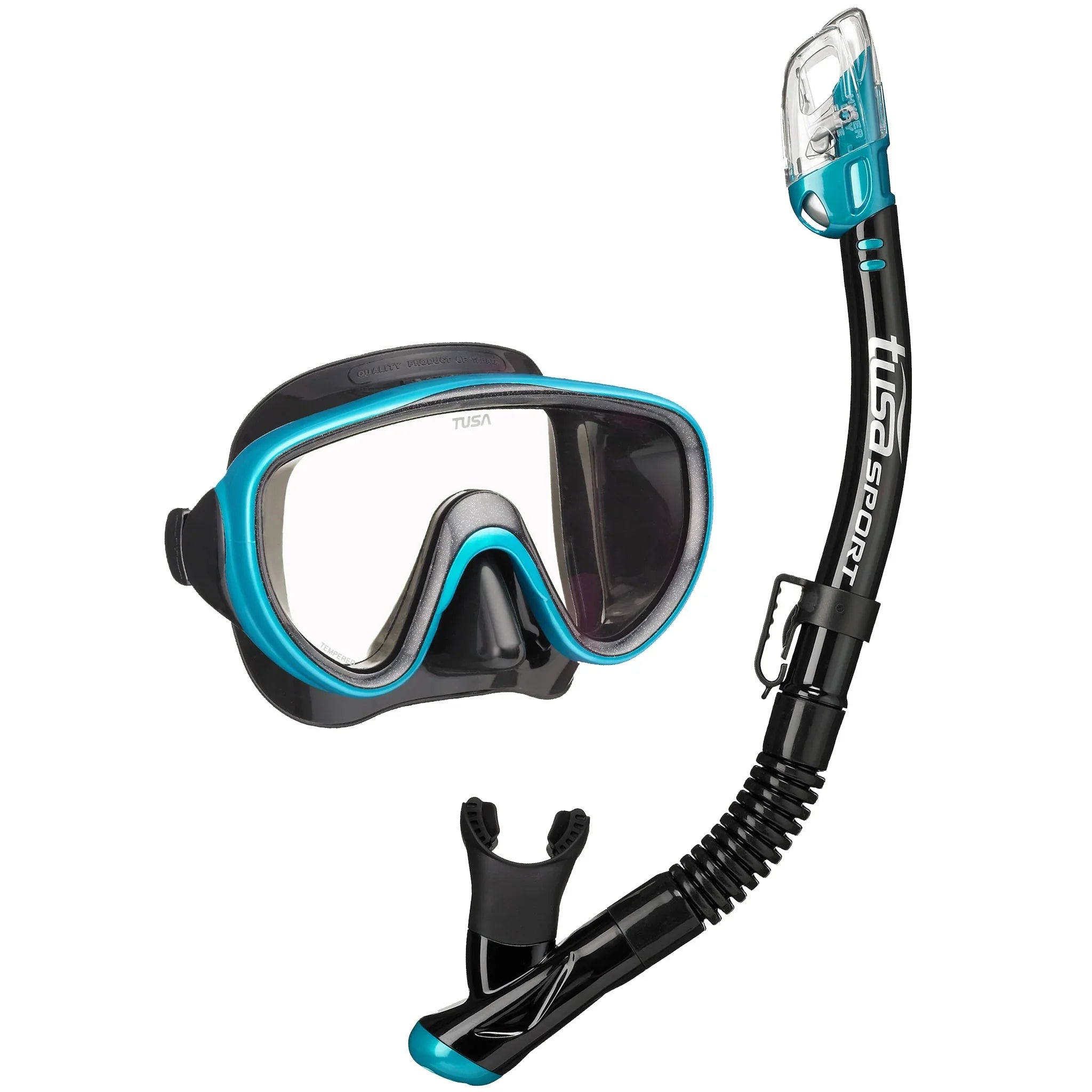 Tusa Snorkelling Mask & Snorkel Set, Serene Adult Combo