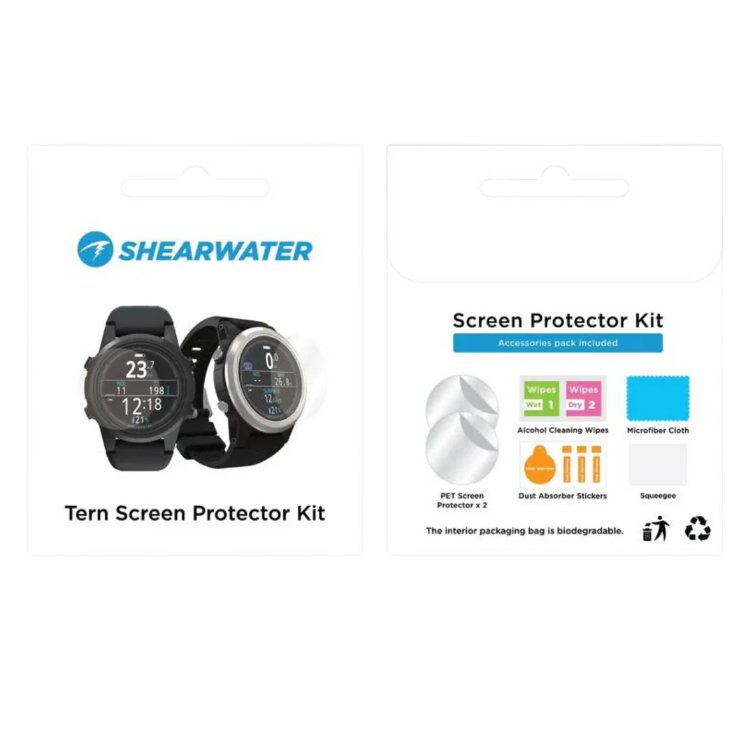Shearwater Tern Dive Computer Screen Protector Kit