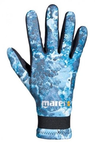 mares handschuhe Mares 2mm Camo Blue Amara gloves